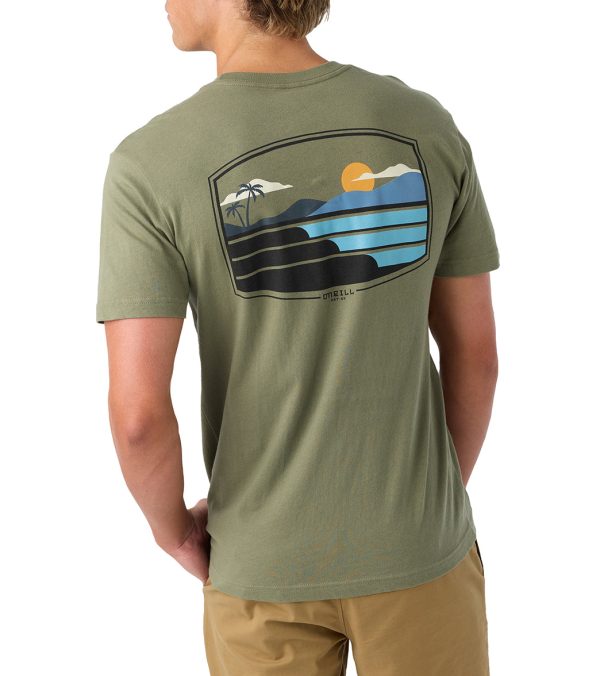 O Neill Men s Stacked Short Sleeve Tee Supply - Image 3