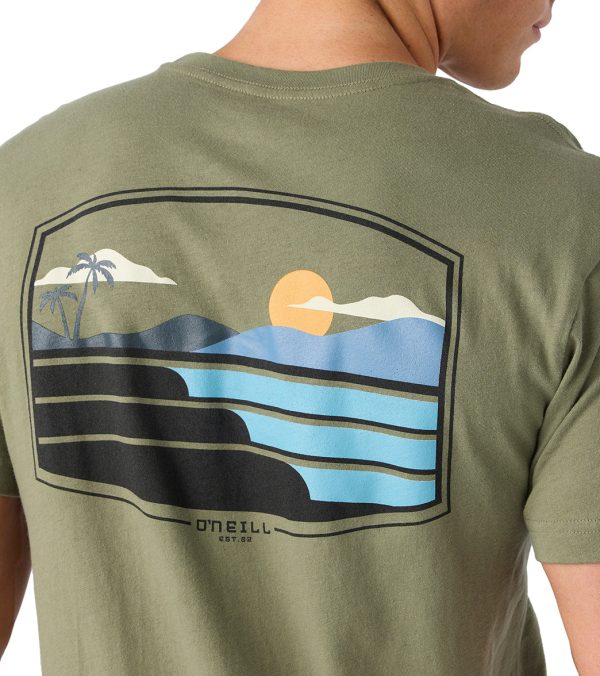 O Neill Men s Stacked Short Sleeve Tee Supply - Image 5