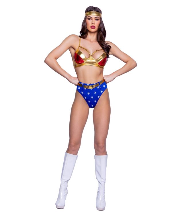 Roma 4pc Woman Power Costume Supply